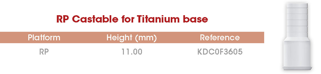 Castable Titanium Base RP Frontier