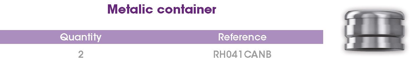 Metalic container