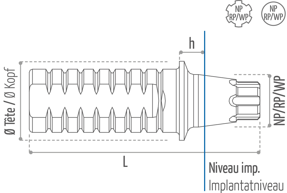 Pilier provisoire Avant FR DE