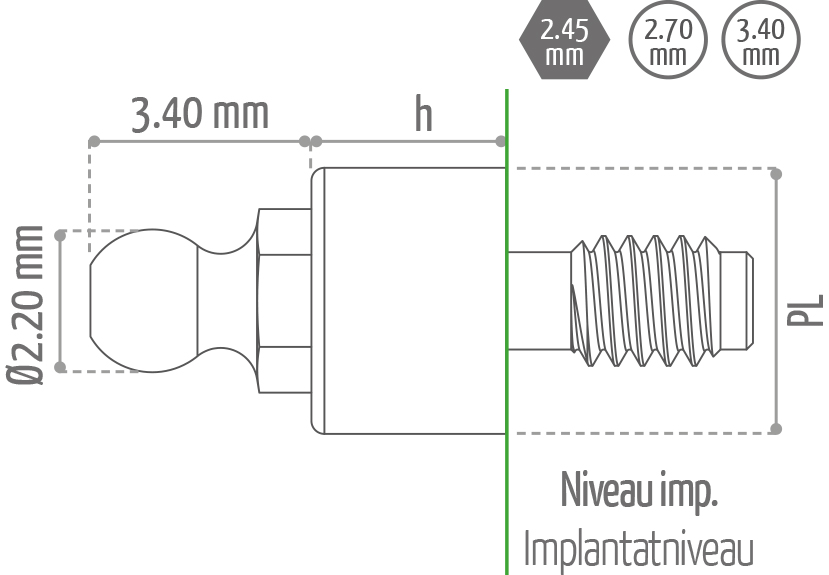Pilier boule FR DE Phoenix